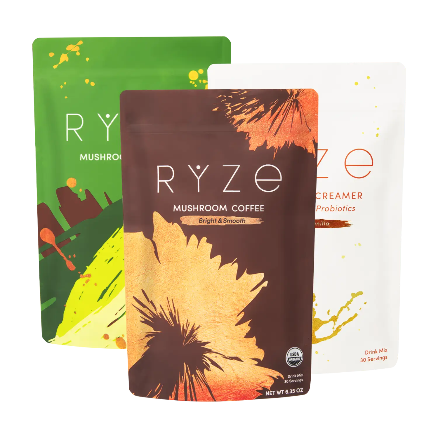 RYZE Mushroom Matcha bag product shot